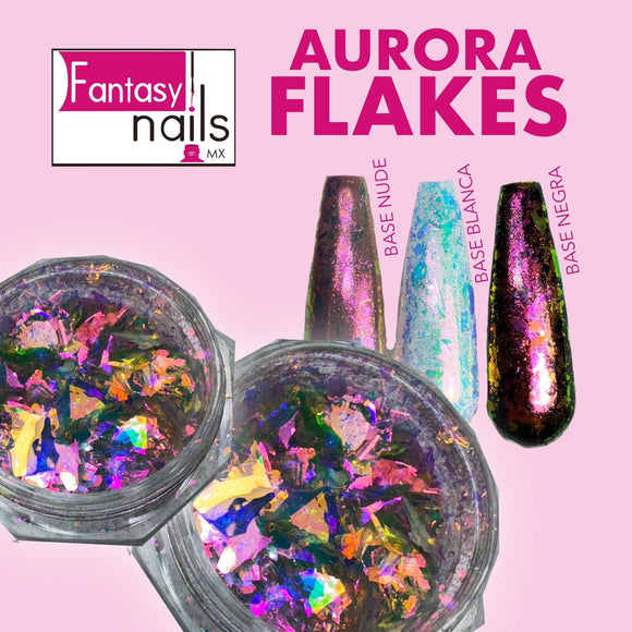 Fantasy Nails Efecto Aurora Flakes