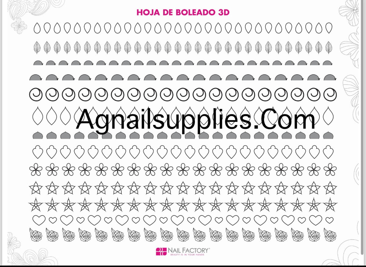 nail-factory-hoja-de-practica-3d-a-g-nail-supplies-inc for Free Printable Acrylic Nail Practice Sheet Nail Factory Hoja de Practica 3D – A&G Nail Supplies Inc for Free Printable Acrylic Nail Practice Sheet