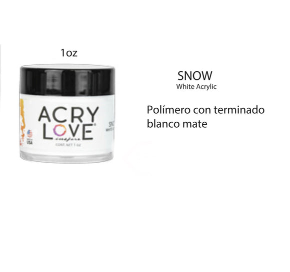 Acrylove White/Snow 1 oz