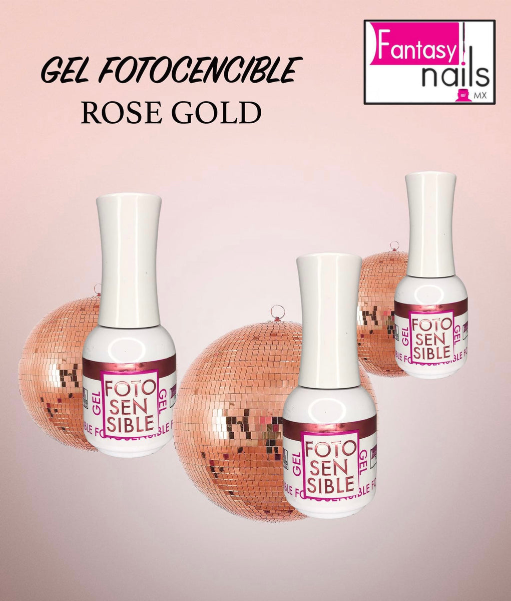 Fantasy Nails FotoSensible Gel Rose Gold – A&G Nail Supplies Inc