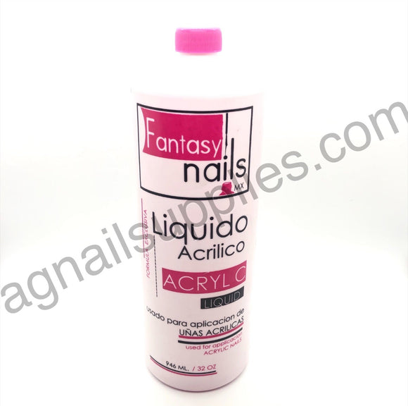 Fantasy Nails Monomero Tapa Rosa 32 oz