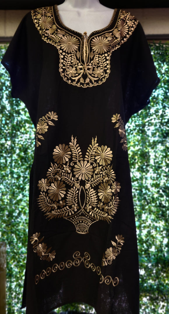 Vestido Manta Negro/Dorado Vestido Manta Negro/Dorado