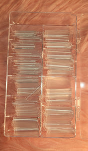 Coffin Clear Nail Tips 500 pcs