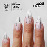 Gloss Over Gel Tip Almond S Milky