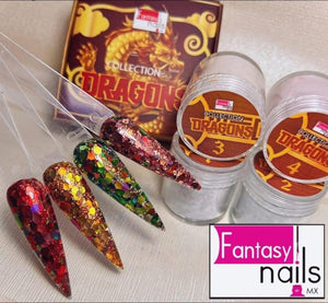 Fantasy Nails Dragons Acrylic Collection