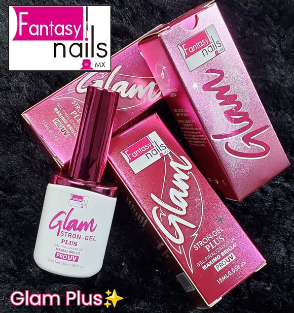 Fantasy Nails Glam Plus Gel Top Coat 15ml