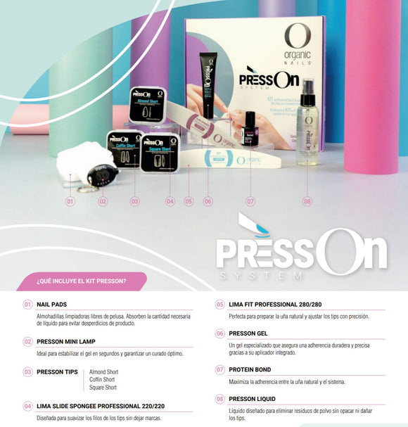Organic Nails Press On Kit