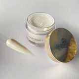 Glitterbels White Satin Acrylic GB132