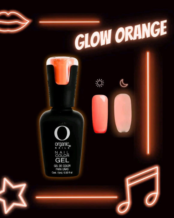 Organic Nails Glow Orange 15 ML 063