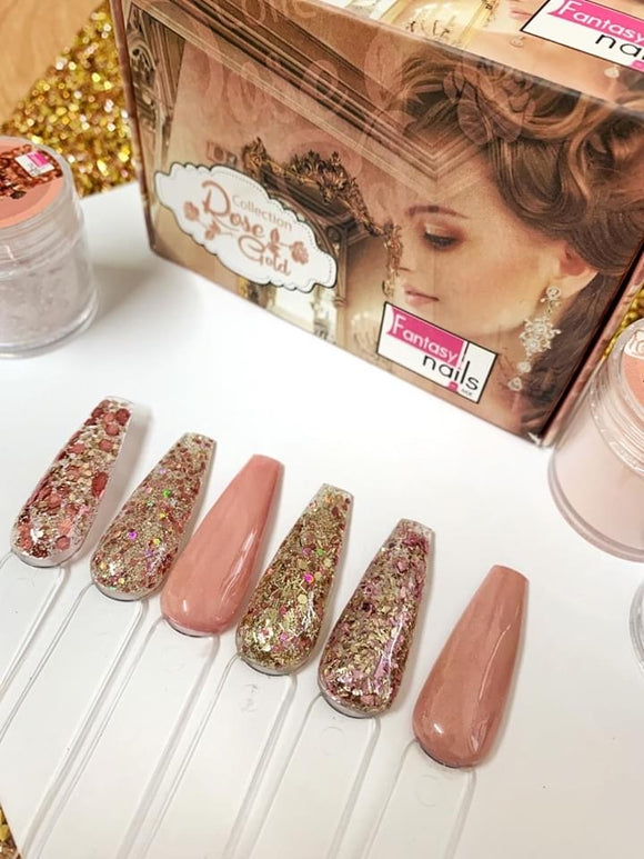 Rose Gold Collection Fantasy Nails