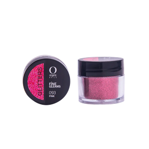 Organic Nails Glitter Pink 093