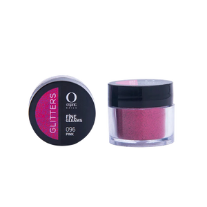 Organic Nails Glitter Pink 096