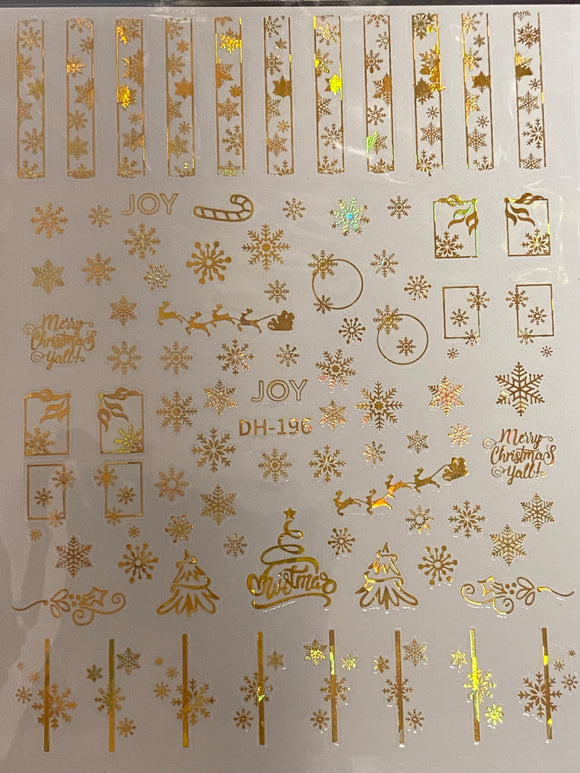 Christmas Sticker DH-196 Dorado
