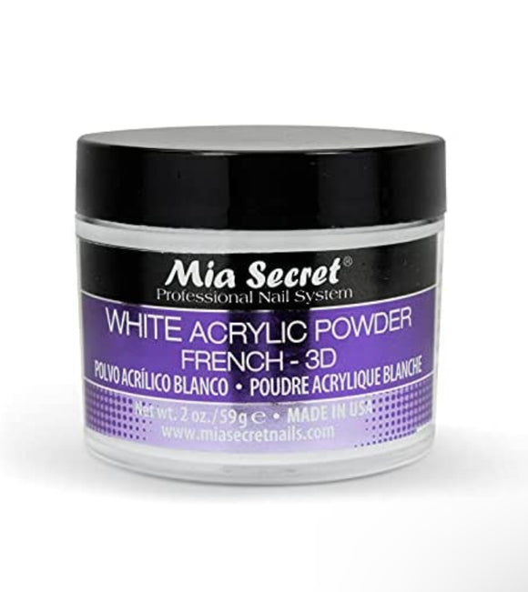Mia Secret White Acrylic Powder 2 oz
