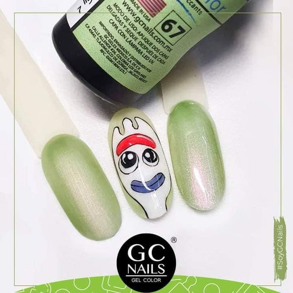 GC Nails Bel Color # 67 Verde Pistacho
