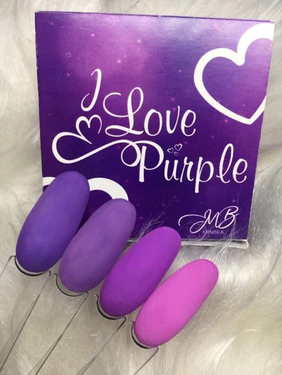 Minbra Love Purple Acrylic Collection