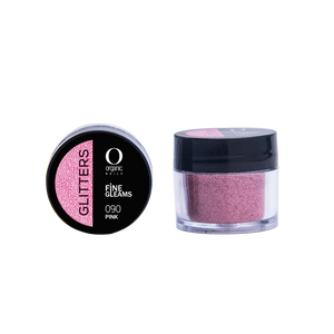 Organic Nails Glitter Pink 090