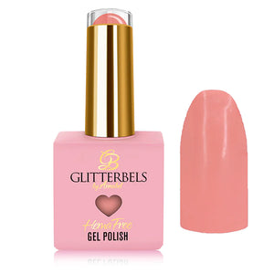 Glitterbels Hema Free Gel Polish Cute as Coral HGEL005