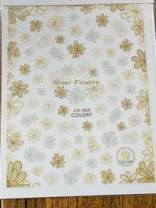 Sticker CA-420 Flowers
