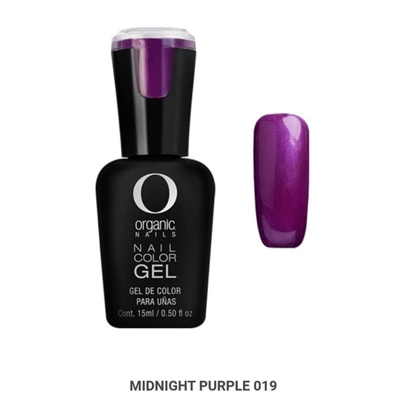 Organic Nails Color Gel 7.5 ML Midnight Purple