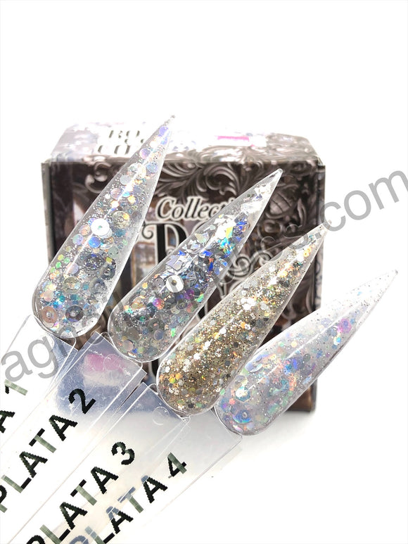 Fantasy Nails Rococo Plata Acrylic Collection