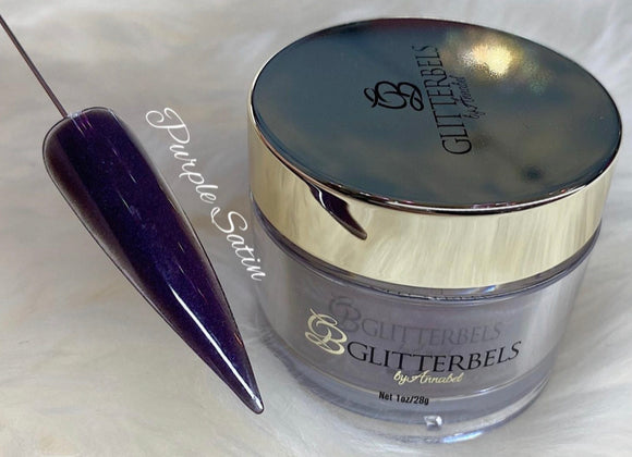Glitterbels Purple Satin Acrylic GB398