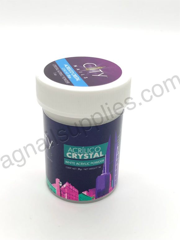 City Nails Crystal Powder Acrylic 1 oz