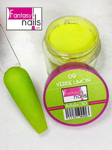 Fantasy Nails Verde Limon Acrylic 09