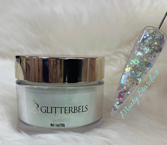 Glitterbels Minty Stardust Acrylic GB414