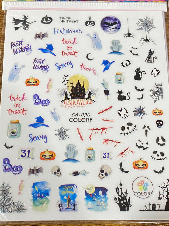 Chula Nails Halloween Stickers CA-096