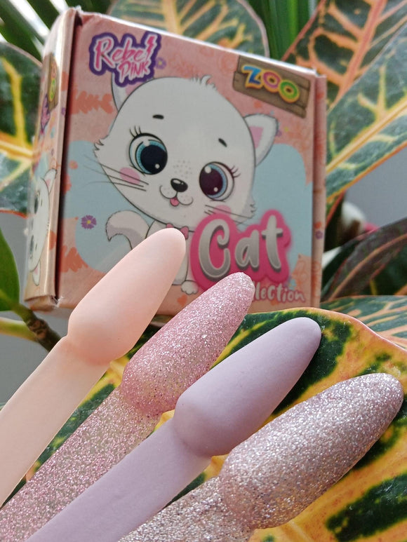 Rebel Pink Cat Acrylic Collection