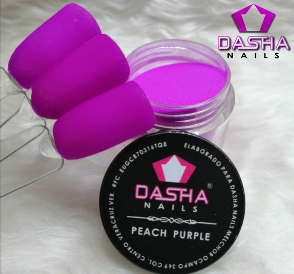 Peach Purple Acrylic 1/4oz Dasha Nails