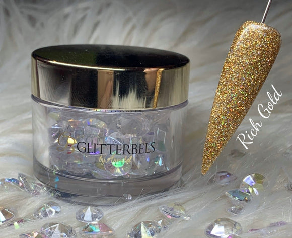 Glitterbels Rich Gold Acrylic GB210