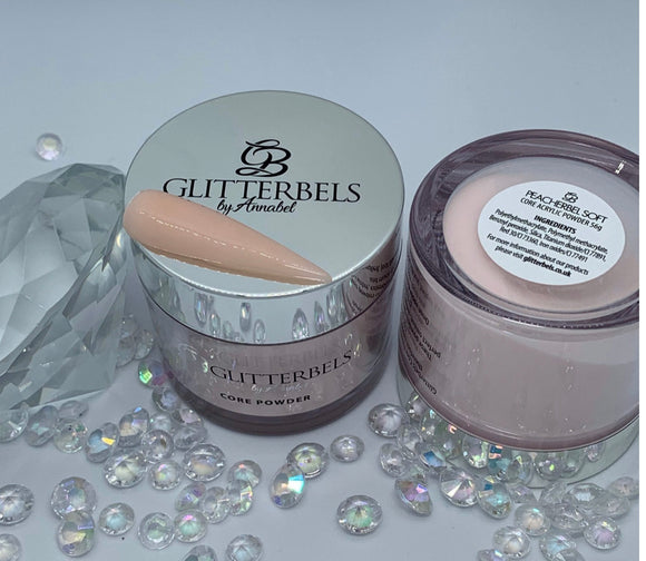 Glitterbels Peacherbel Soft 56g Acrylic
