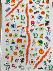 Chula Halloween Stickers ZW-09