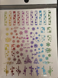 Christmas Sticker DH-196 Colores