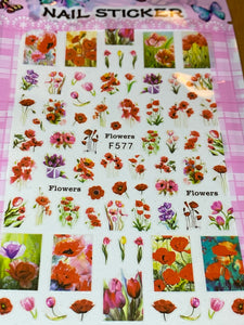 Sticker Flowers F577