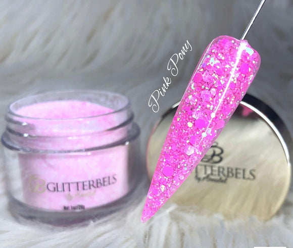 Glitterbels Pink Pony Acrylic GB324