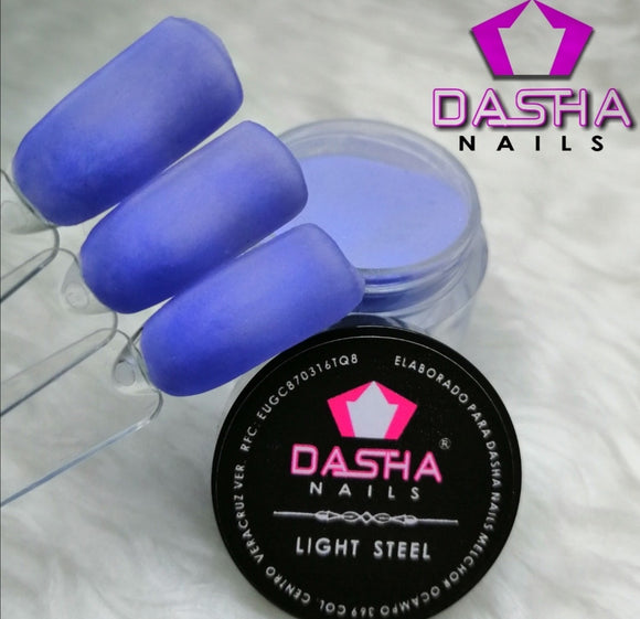 Light Steel Acrylic 1/4oz Dasha Nails