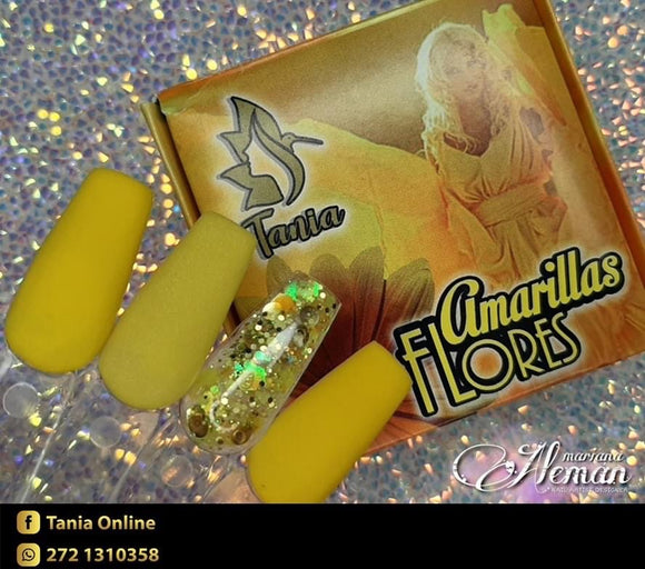 Tania Flores Amarillas Acrylic Collection