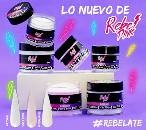 Rebel Pink Acrilico White 2 oz