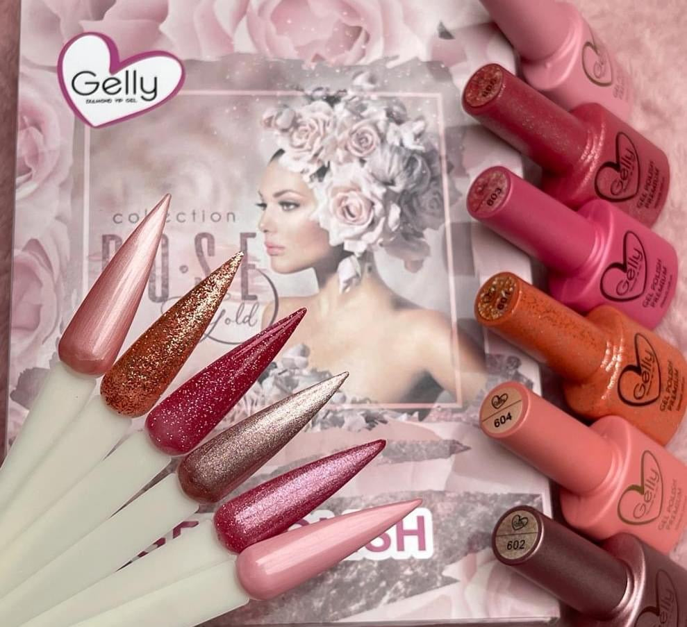 Wapizima Rose Gold Gel Collection 6 Pz – A&G Nail Supplies Inc