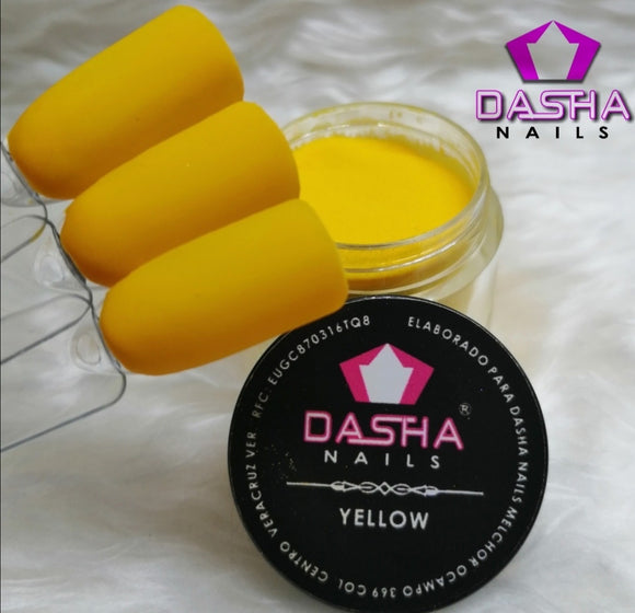 Yellow Acrylic 1/4oz Dasha Nails
