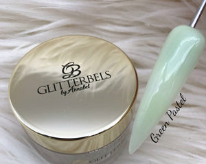 Glitterbels Green Pastel Acrylic GB008