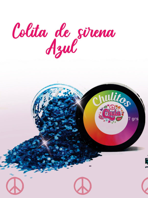 Chula Nails Chulitos Cola de Sirena Azul 2