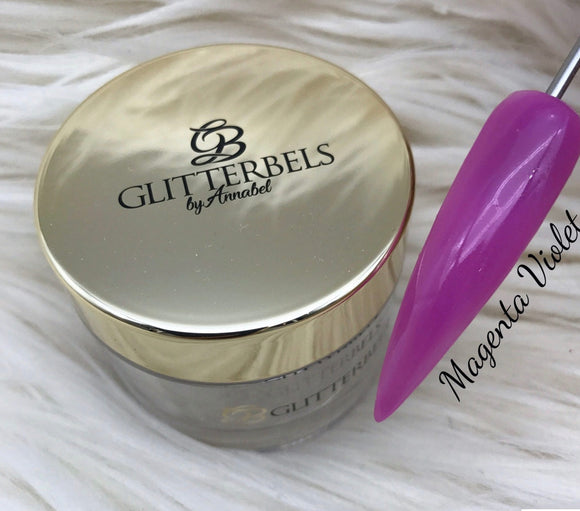 Glitterbels Magenta Violet Acrylic GB006