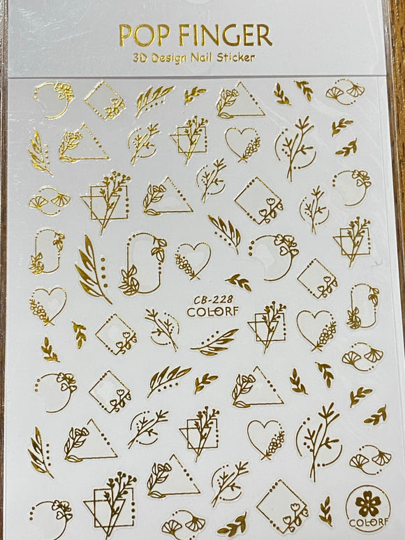 Stickers CB-228 Gold