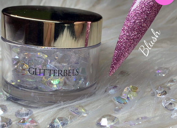 Glitterbels Blush Acrylic GB183