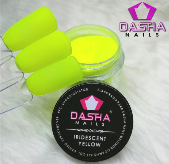 Iridescent Yellow Acrylic 1/4oz Dasha Nails