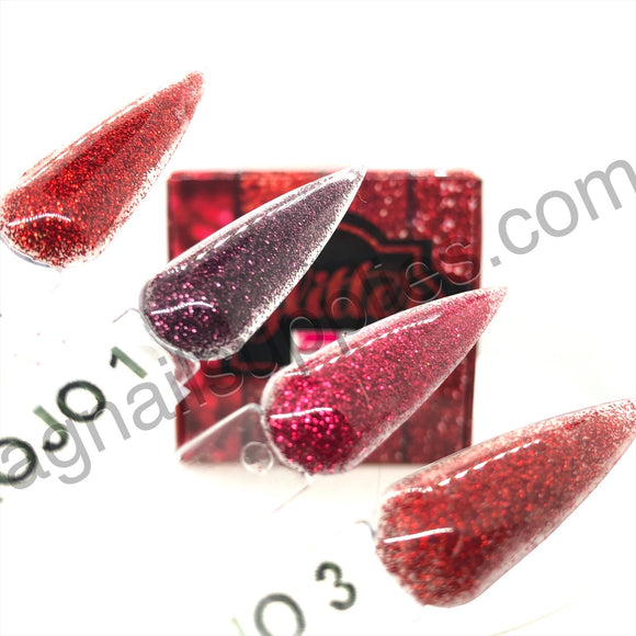 Fantasy Nails Glitter-it Red Collection
